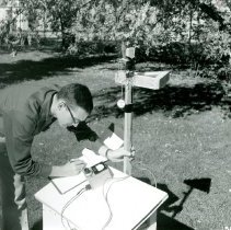 Thomas H. Nicholls Using Radiometer