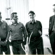 Bill Shettler, Paul Raymondo, Glen Merchant and Chief McGuire