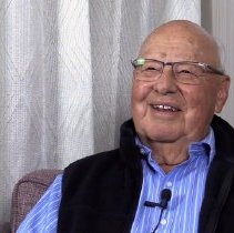 Glenn Hetzel being interviewed in Denver, CO, May 23, 2022