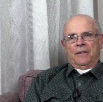 Jere Christner being interviewed in Denver, CO, May 24, 2022