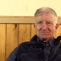 Jim Kalitowski being interviewed in Big Timber, MT, June 15, 2022