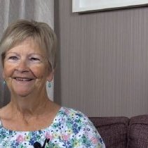 Jackie Parks being interviewed in Denver, CO, May 23, 2022