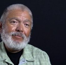 Jimmie Rocha being interviewed in San Diego, CA, March 23, 2023