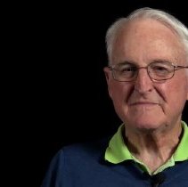 Larry Cron being interviewed in Missoula, MT, April 14, 2023