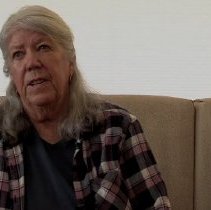 Katherine Bacon being interviewed, February 8, 2022, Corvallis, MT