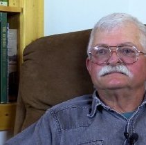 Pete Becken being interviewed, June 15, 2022, Big Timber, MT