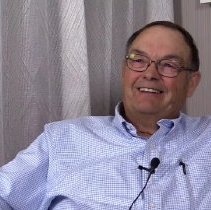 Jim Webb being interviewed in Denver, CO, May 25, 2022