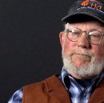 Jim Allen being interviewed in Custer, SD, October 9, 2023