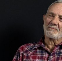 Lewis Kearney being interviewed in Cleveland, TN, 11/10/2023