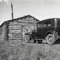 Automobile Park beside Garage