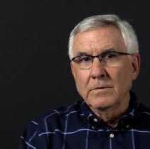 Jim Sanders being interviewed in Duluth, MN, June 14, 2024