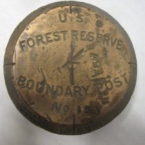 Brass Boundary Marker Paperweight