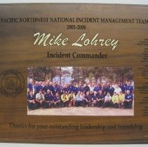 Mike Lohrey Incident Commander
