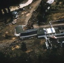 Aerial View of Corrals and Barn