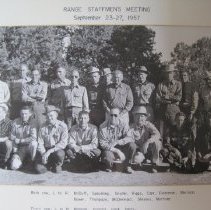 Range Staffmen's Meeting Southwestern Region 1957