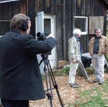 GREEN FIRE Filmig at Leopold Cabin
