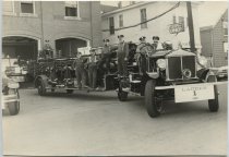 Biddeford firemen in costume for Portland parade