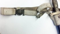 1833 Artillery sword belt and scabbard