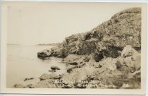 Beautiful Rock Shore. Hills Beach - Biddeford Maine.