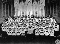 Altar boys and priest