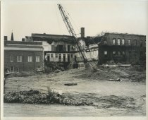 Masonic Building, post fire demolition