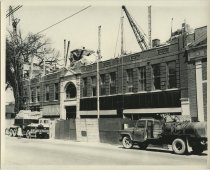 Masonic Building, Front façade post fire