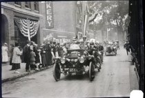 Herbert Ayer's decorated car