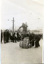 Barrell jumping at West Brook