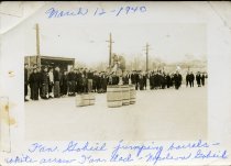 Barrell jumping at West Brook rink
