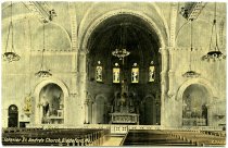 Interior St. Andre's Church, Biddeford, Me.