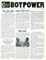April 1975 "Boy Power" newsletter from the Boy Scouts of America