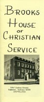Informational pamphlet on Brooks House, circa 1970s