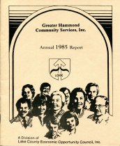 Greater Hammond Community Services 1985 Annual Report