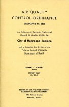 Air Quality Control Ordinance booklet