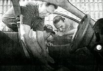 Instructor Herschel Stivers teaching students in 1999