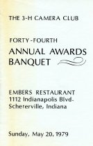 44th Annual Camera Club Awards Banquet Program