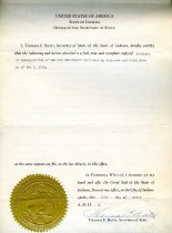 Articles of Incorporation for the Hammond Democratic Club circa 1947