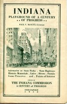 1933 Indiana Commission booklet on the progress of Indiana as a state