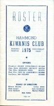 1975 Kiwanis Club roster