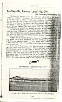 Informational photocopy on the Oil Workers Union