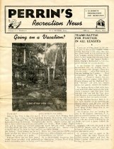 1941 Perrin's Recreation News newsletter