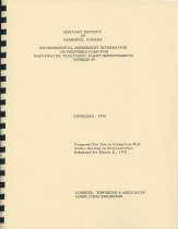 1974 environmental assessment report for Hammond's waste water
