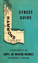Miniature Hammond street guide, circa 1960s