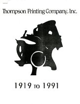 Informational packet on the chronology of Thompson Printing Co.