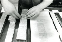 20th century typesetting at the Hammond Times newspaper