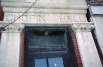 Door head above Chopin Hall entrance