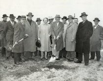 Gavit groundbreaking on March 30, 1959