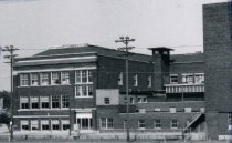 Back entrance of Hammond High School in 1967