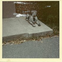 Wheeler Mansion dog sculpture