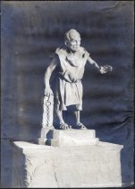 An original plaster model of Aesop by Paul Winters Morris